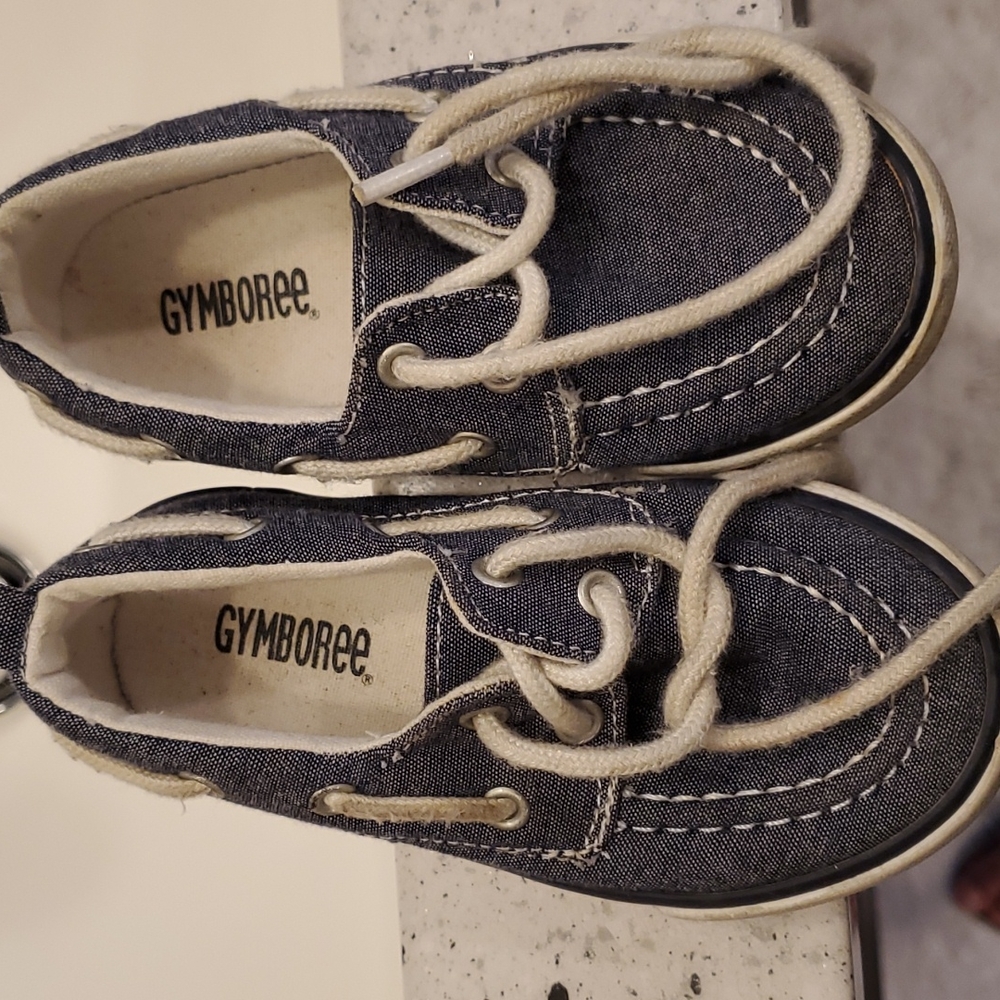 Blue gymboree boat shoes